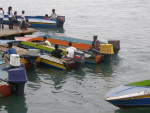 De haven van Kota Kinabalu
