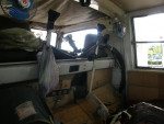 Interieur van minibus