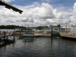 Pier van de boot naar Pulau Tiga