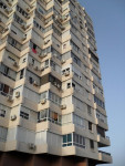 Het appartementencomplex in Torremolinos