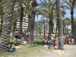 Strand bij Torremolinos