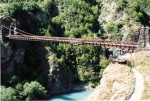 Nieuw-Zeeland: Kawarau Suspension Bridge bij Queenstown